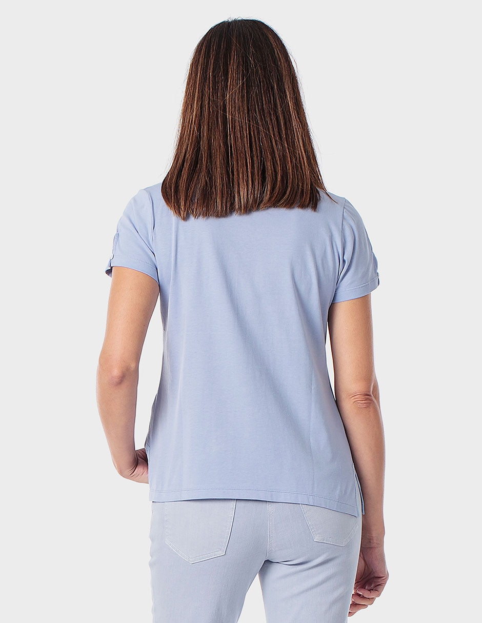 Playera tipo polo para mujer 2