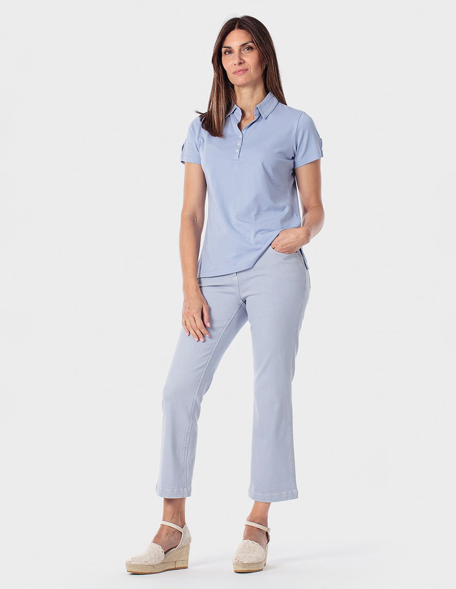 Playera tipo polo para mujer 3