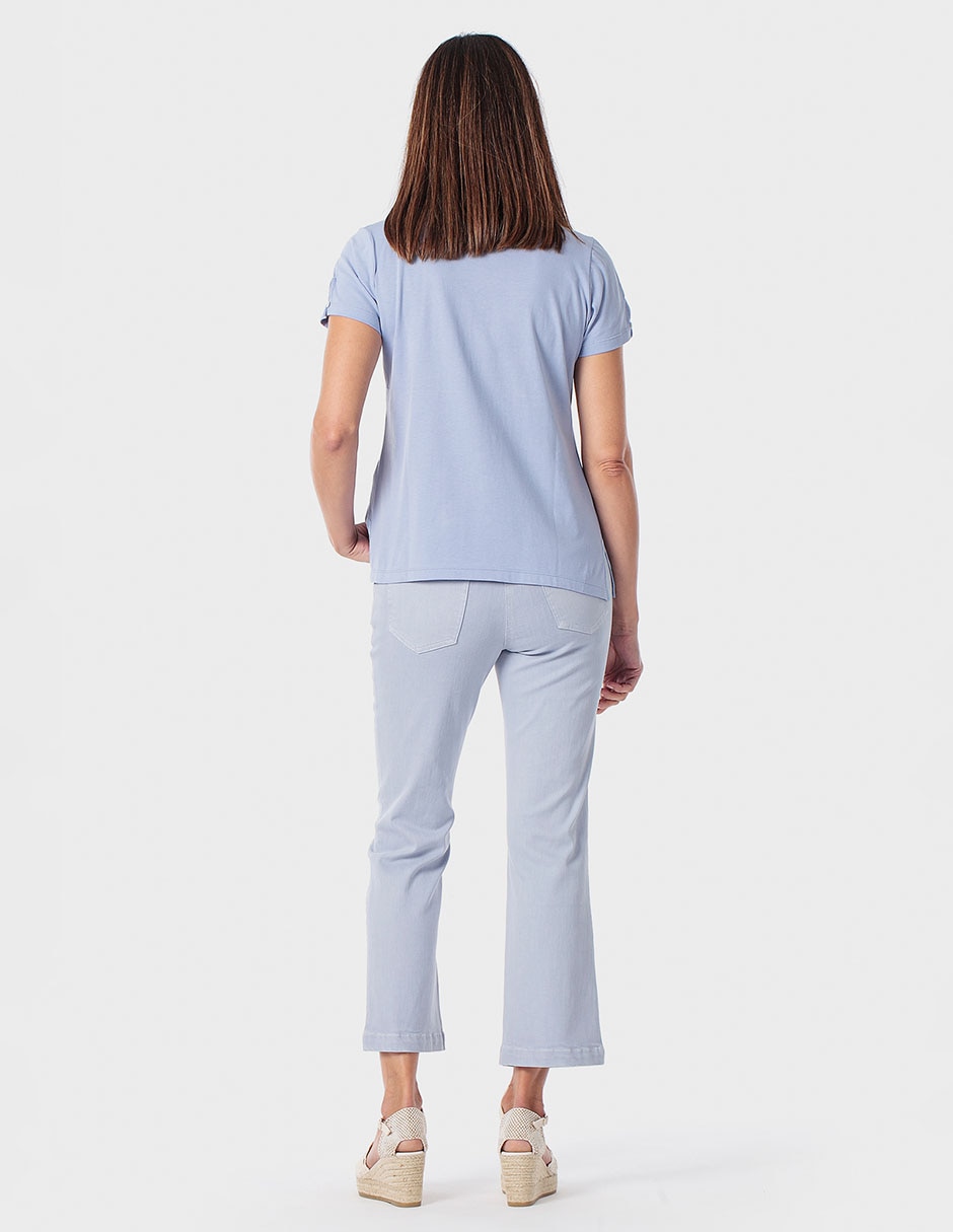 Playera tipo polo para mujer 4