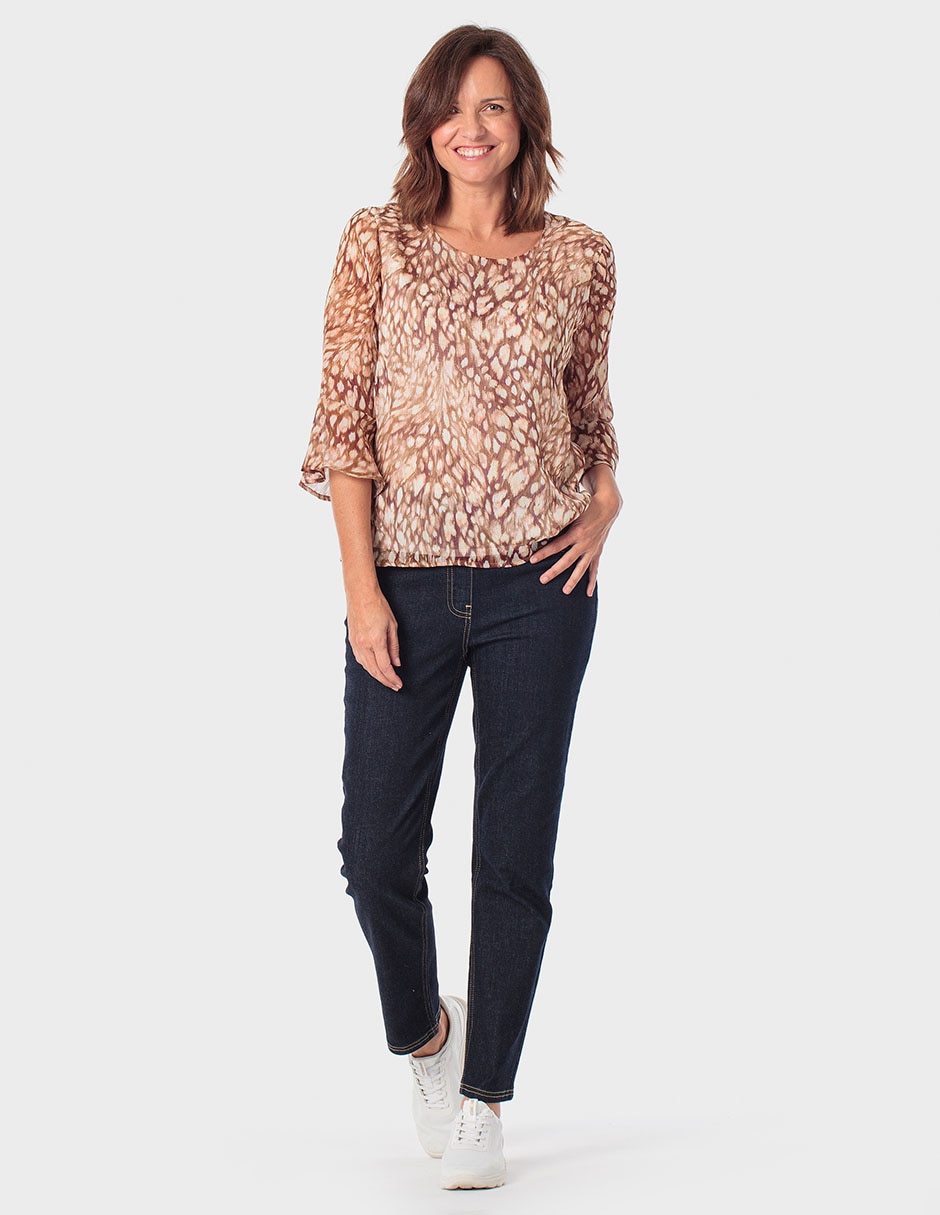 Blusa manga 3/4 para mujer 3
