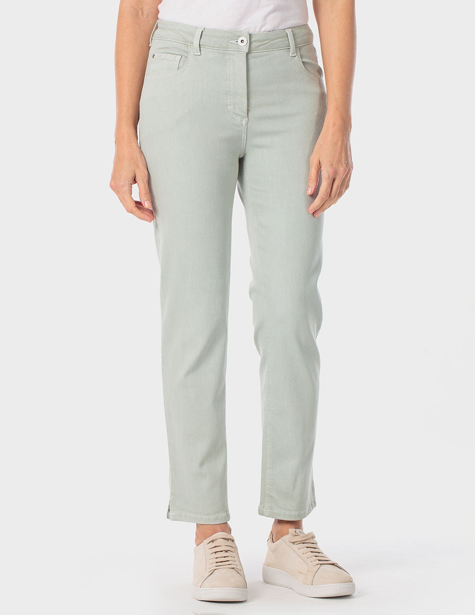 Pantalón capri slim para mujer