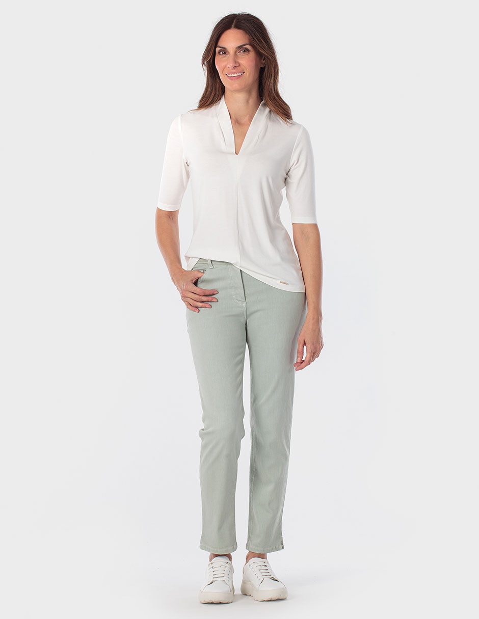 Pantalón capri slim para mujer 3
