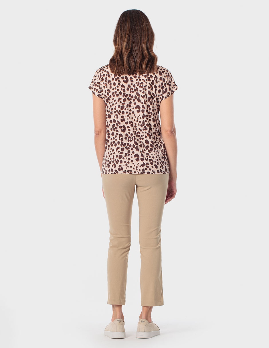 Blusa manga corta para mujer 4