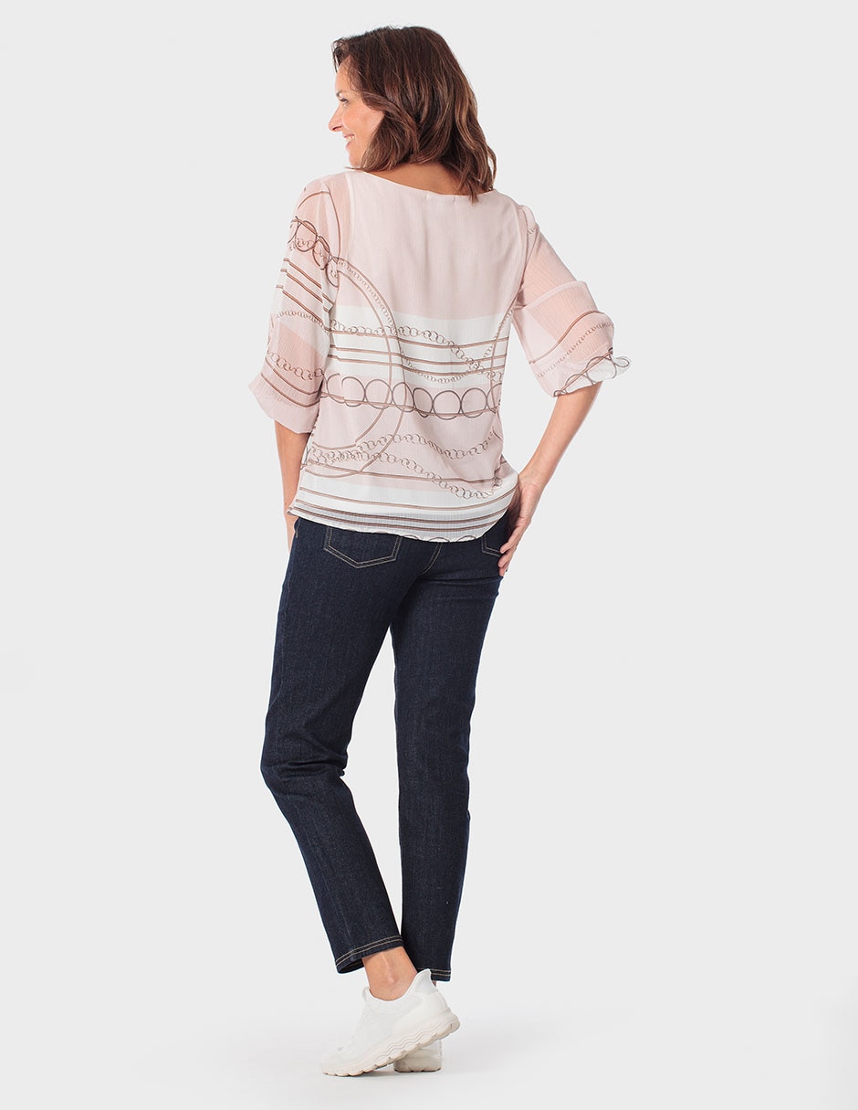 Blusa manga 3/4 para mujer 4