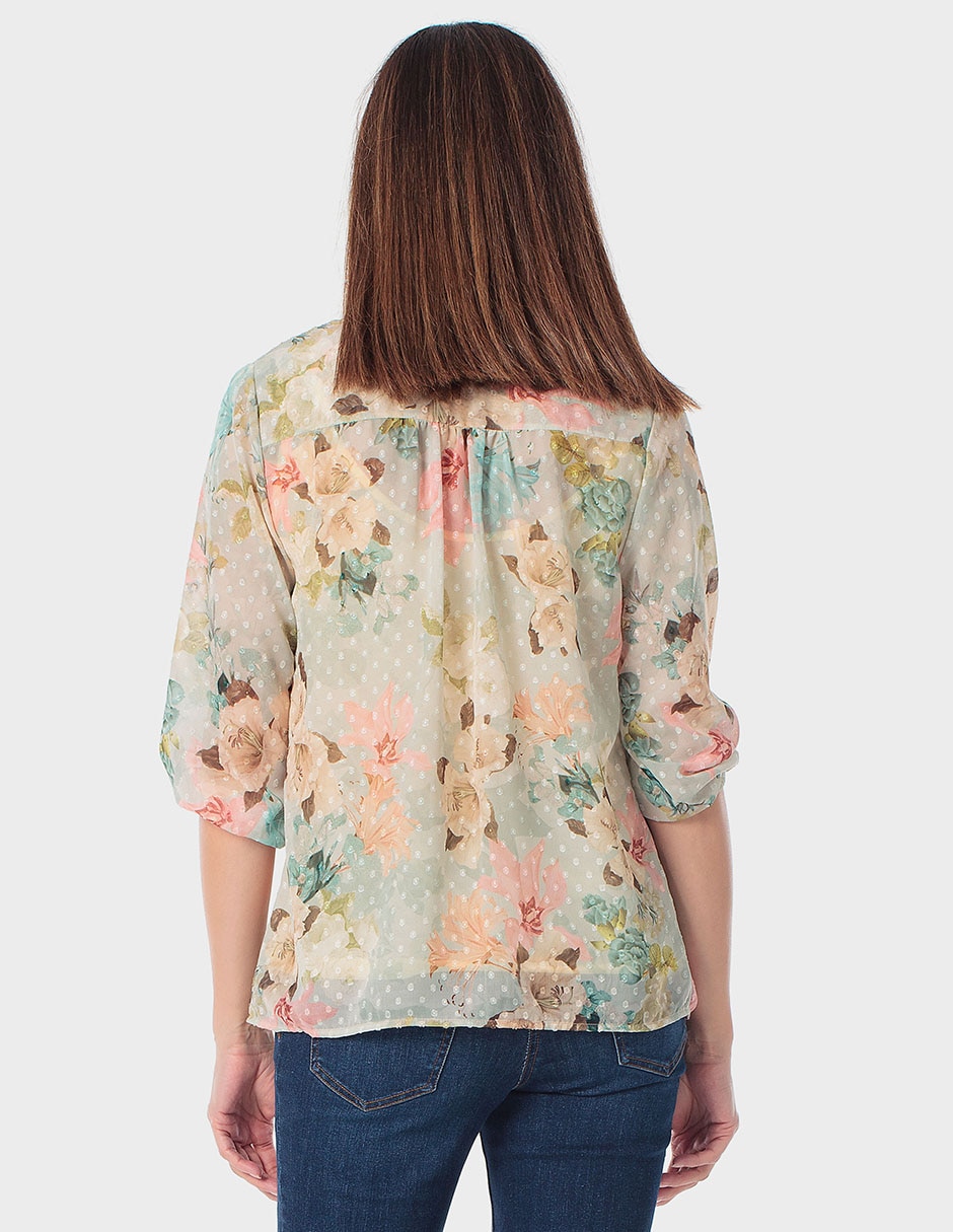Blusa manga 3/4 para mujer 2