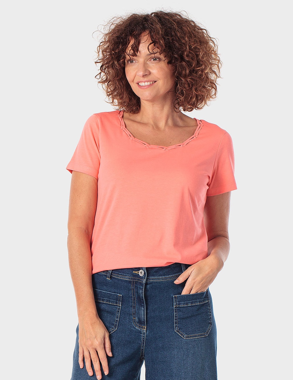 PLAYERA PUNT ROMA 461250, G, CORAL