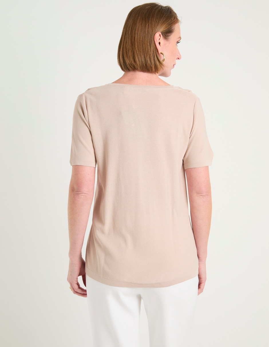 Suéter Punt Roma cuello redondo para mujer 6