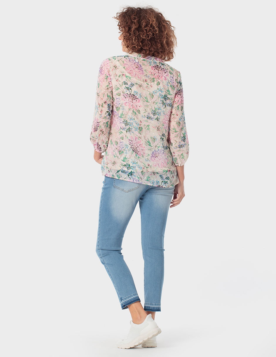 Pantalón capri slim para mujer 2