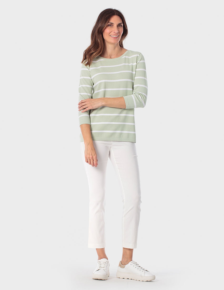 Suéter cuello redondo para mujer 3