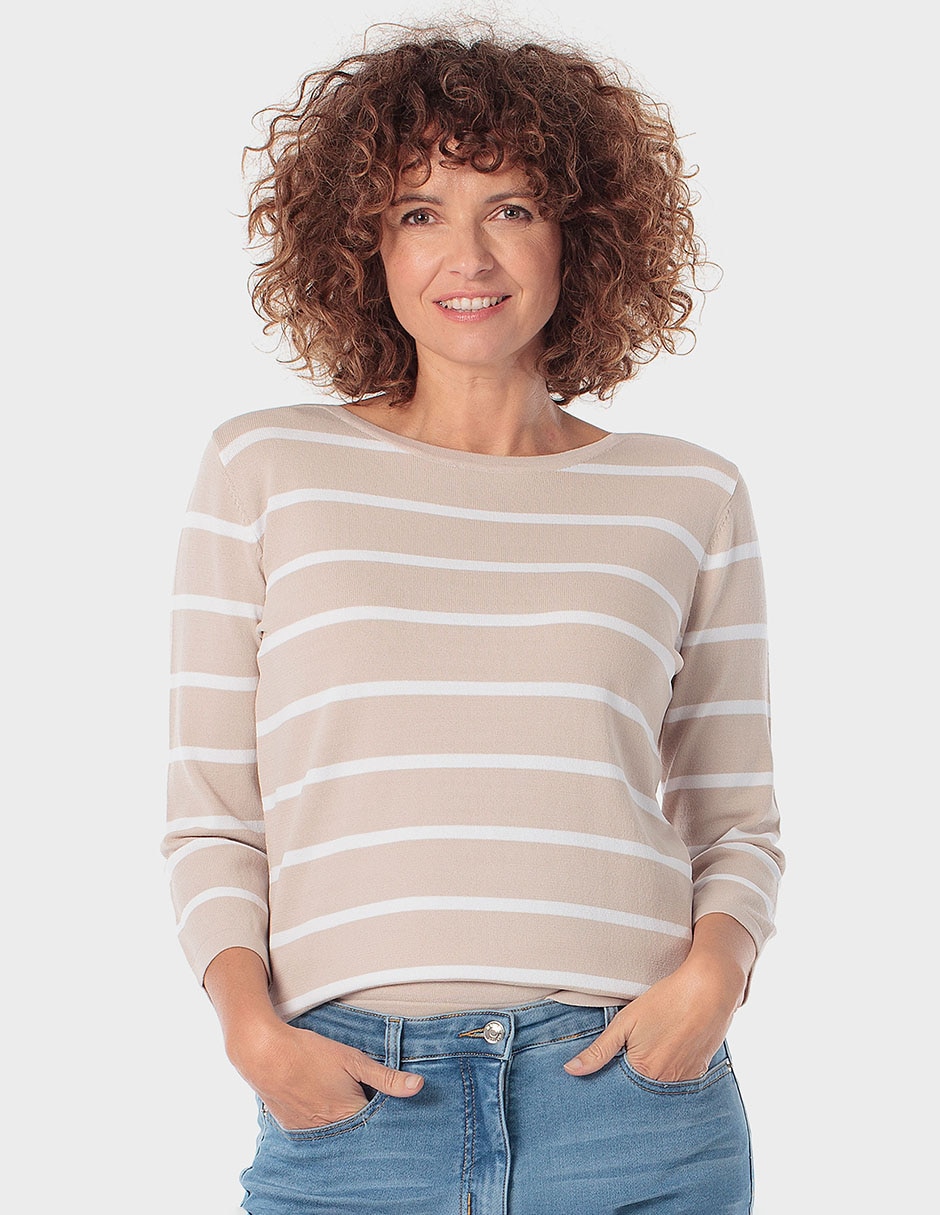 Suéter cuello redondo para mujer Suéter cuello redondo para mujer