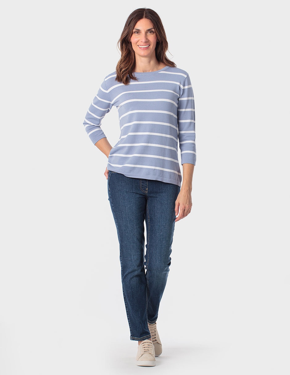SUETER PUNT ROMA 466, CH, AZUL CELESTE