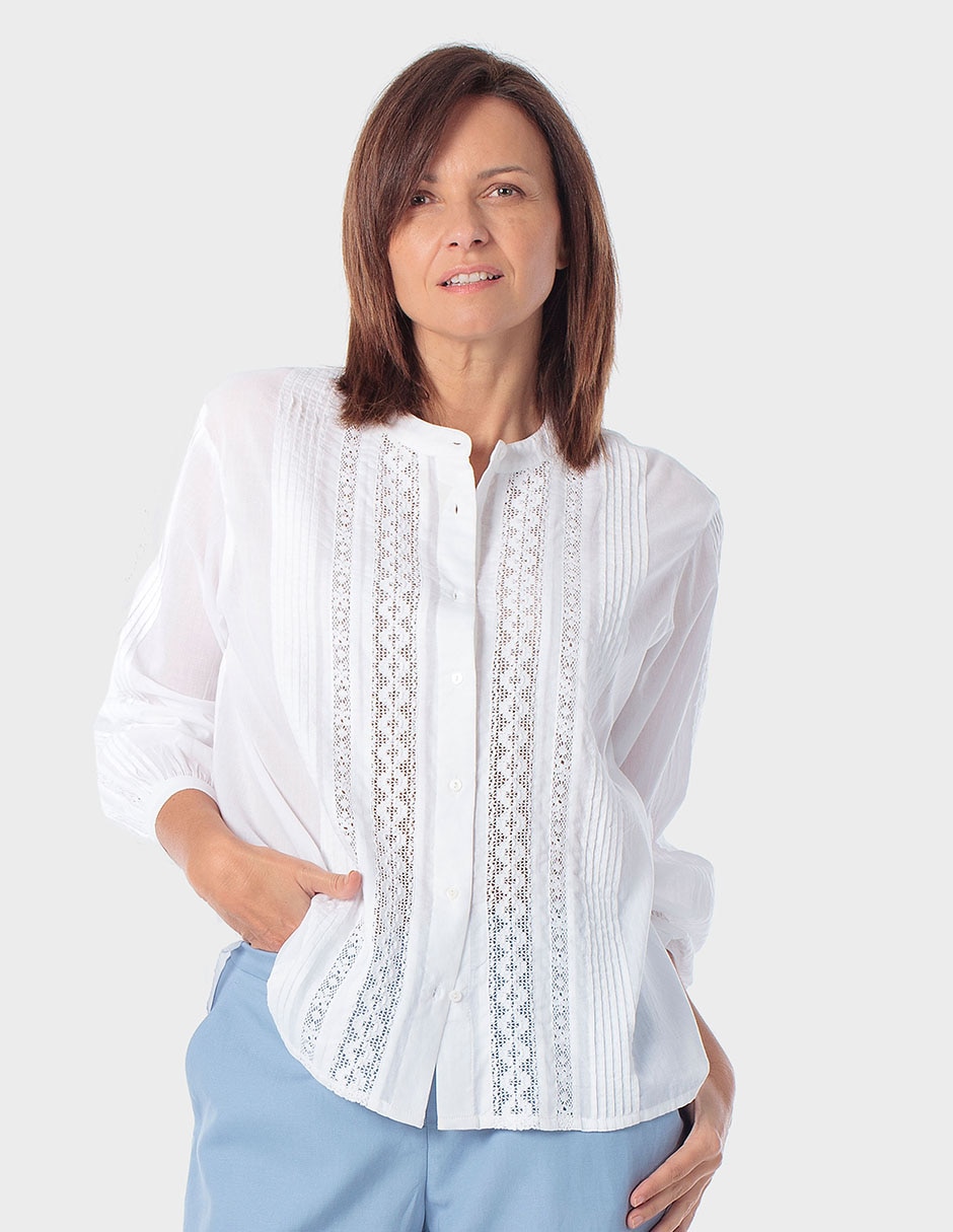 Blusa manga 3/4 para mujer