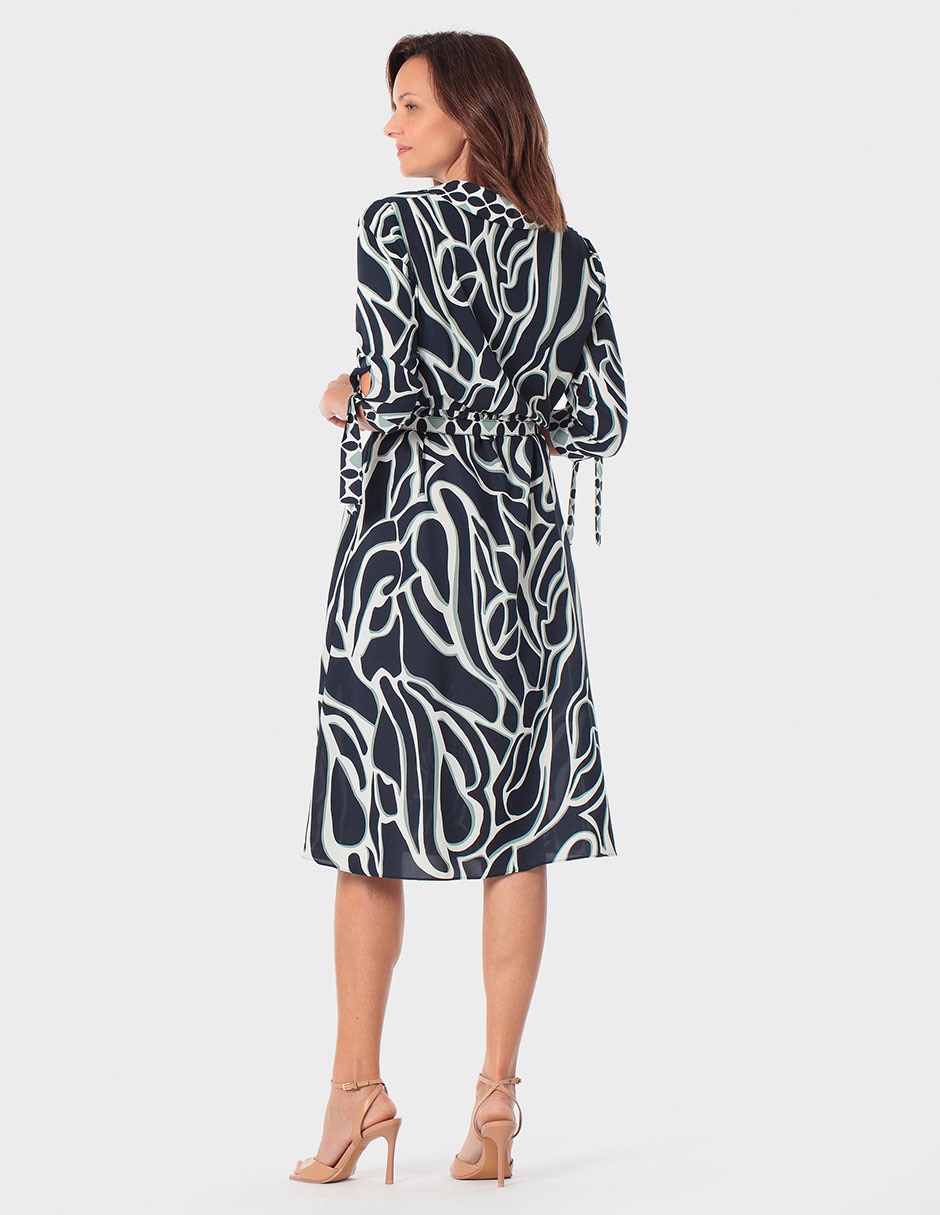 Vestido 3/4 casual para mujer 2