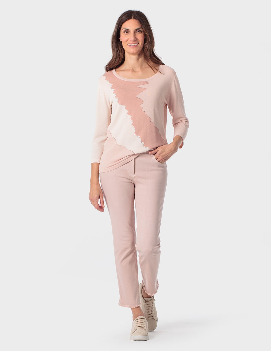 Suéter cuello redondo para mujer 3