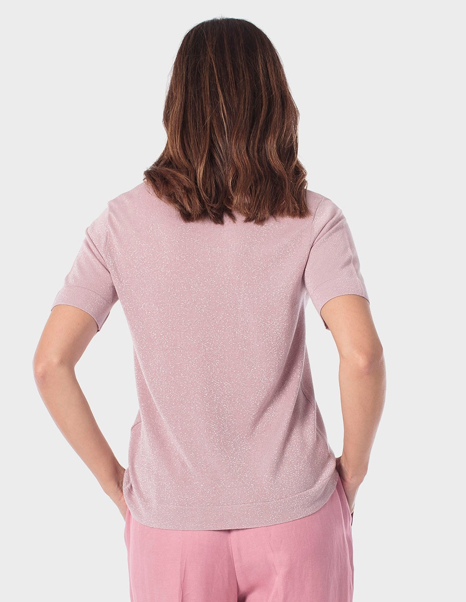 Suéter cuello redondo para mujer 2