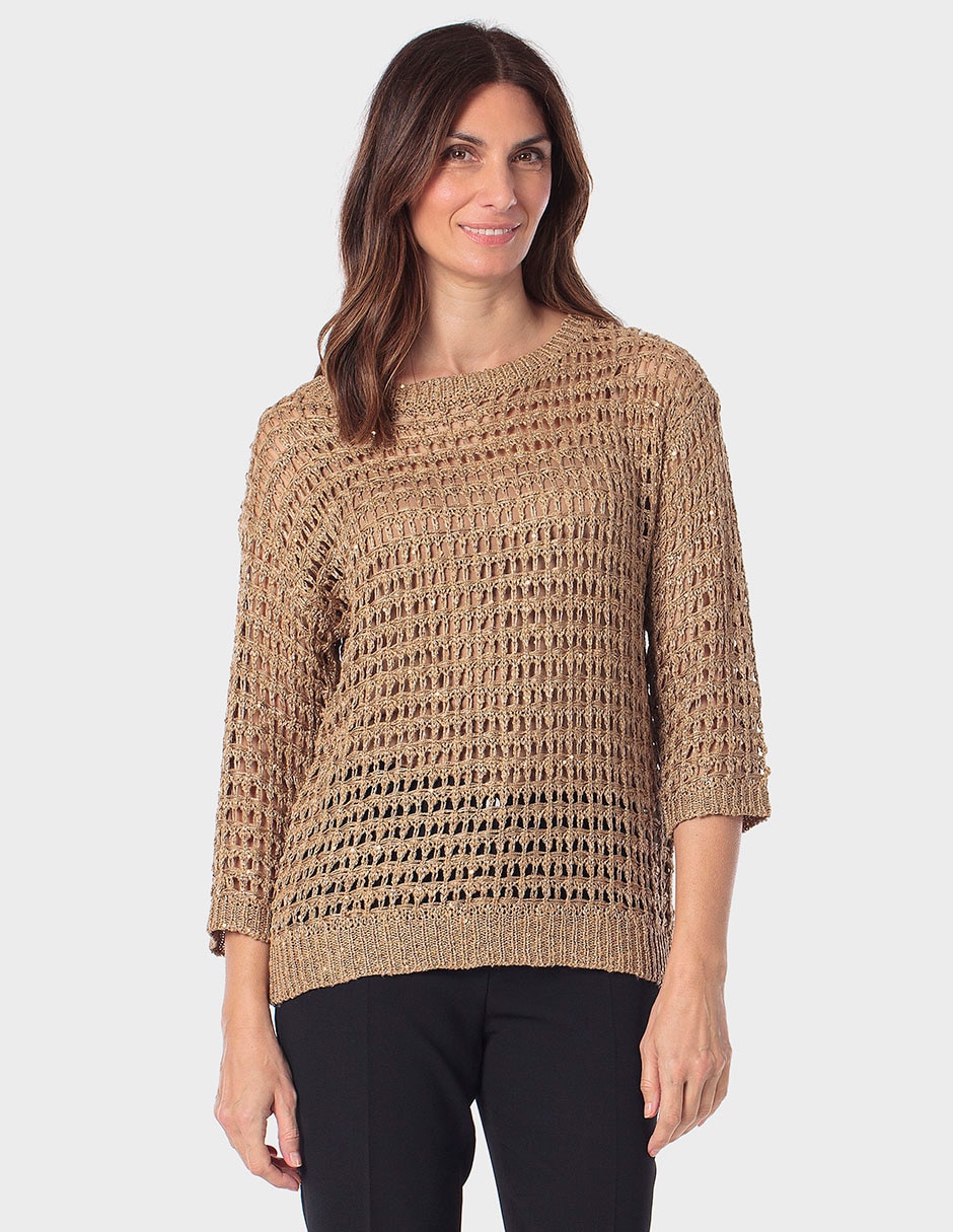 Blusa manga 3/4 para mujer