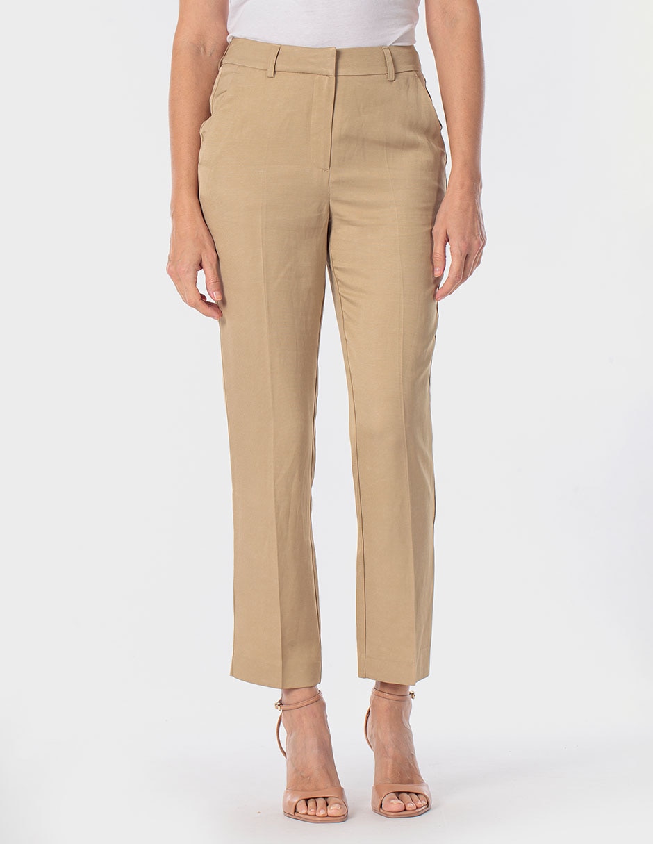 Pantalón chino slim para mujer