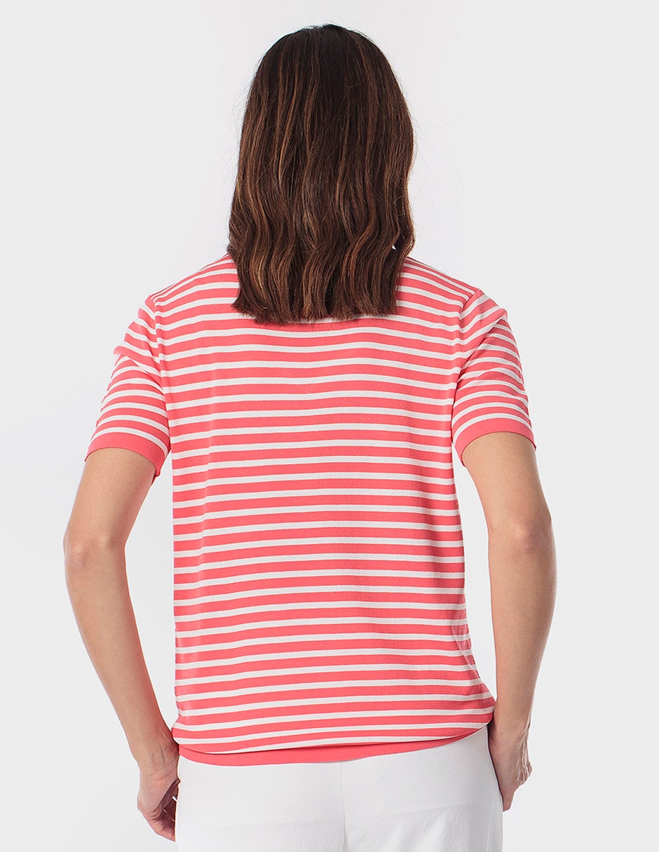 PR-PV PULLOVER, ROJO CORAL, 0CH 466301 R