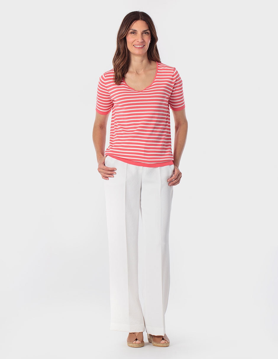 PR-PV PULLOVER, ROJO CORAL, 0CH 466301 R