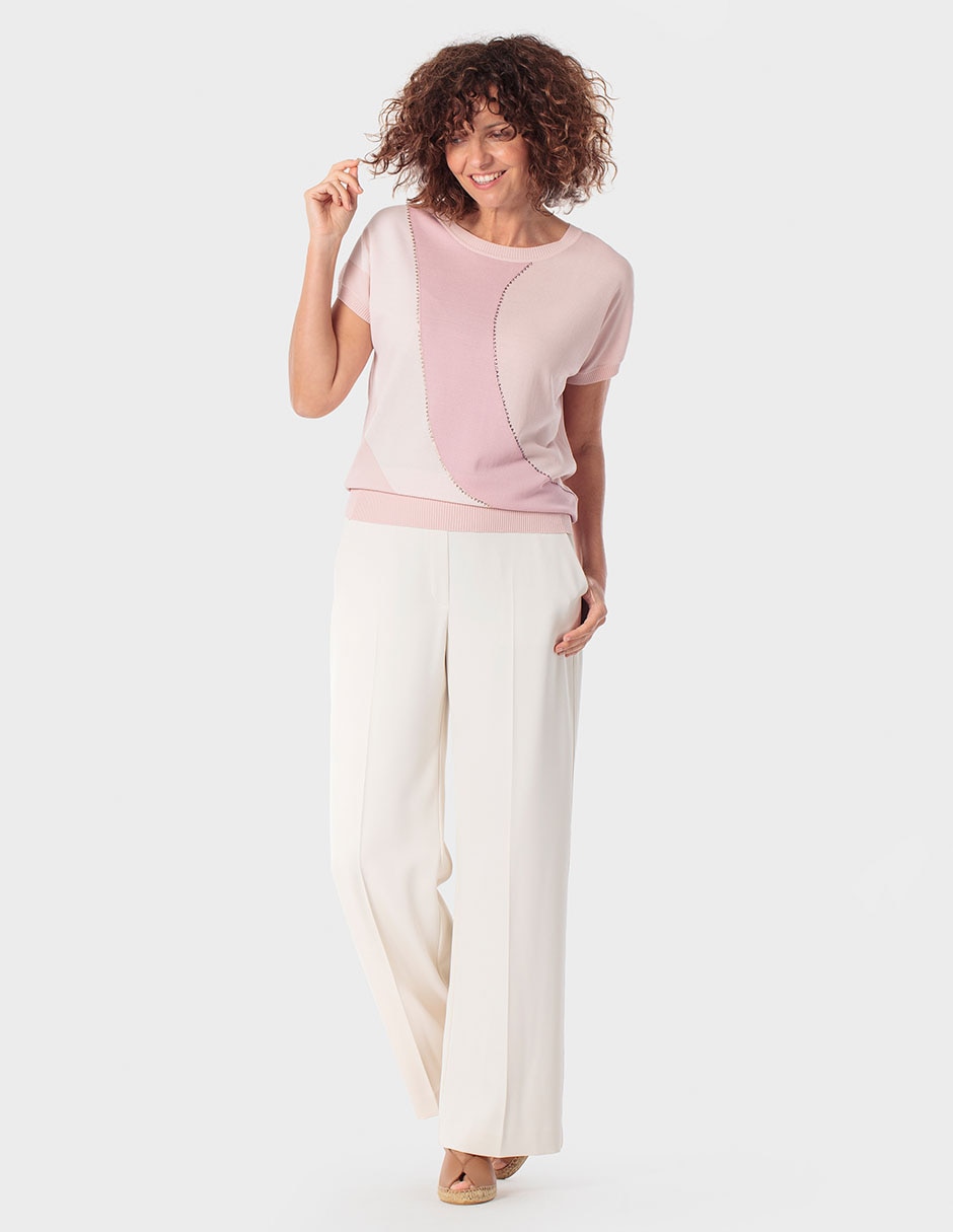 Suéter cuello redondo para mujer 3