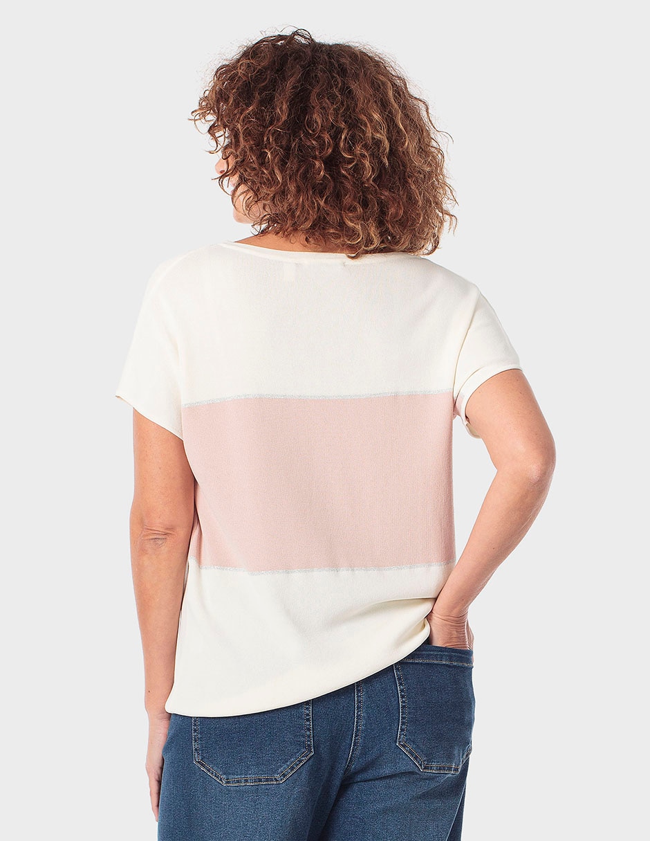 Suéter cuello redondo para mujer 2