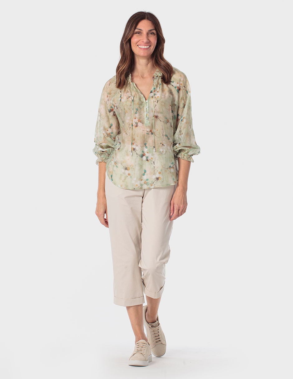 Blusa manga 3/4 para mujer 3