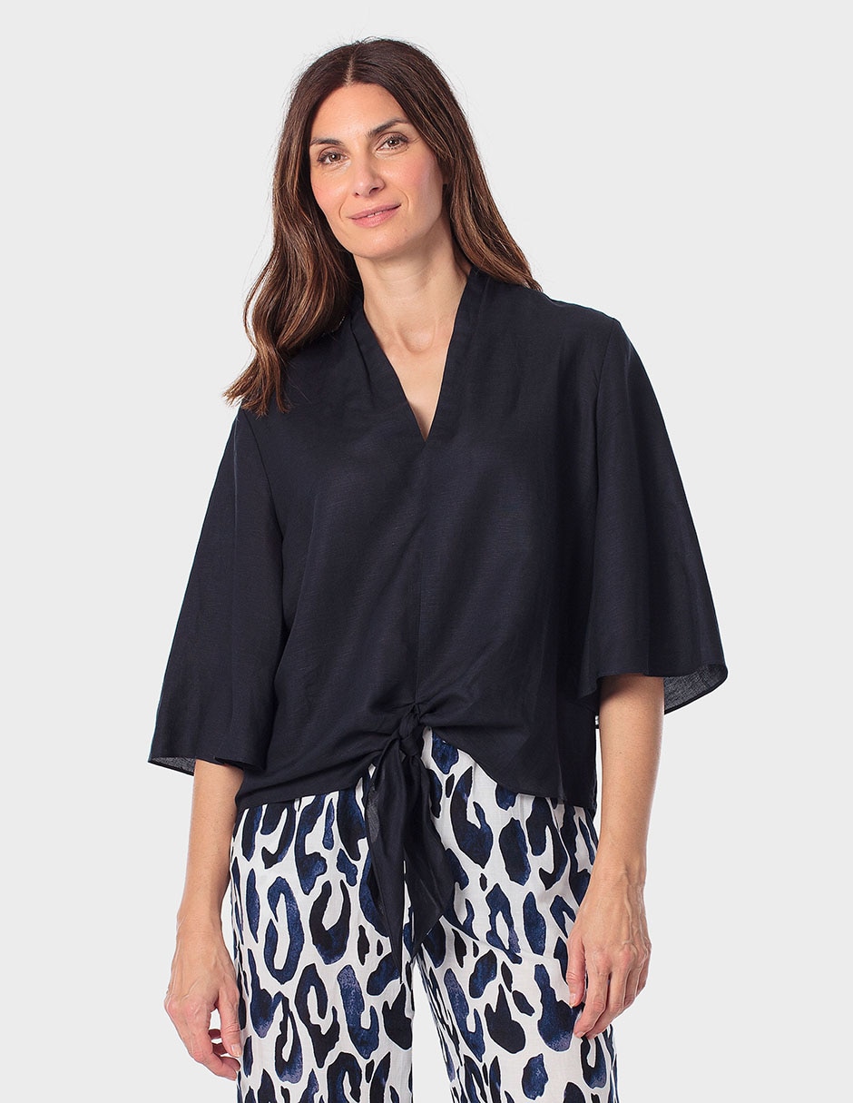 Blusa manga 3/4 para mujer