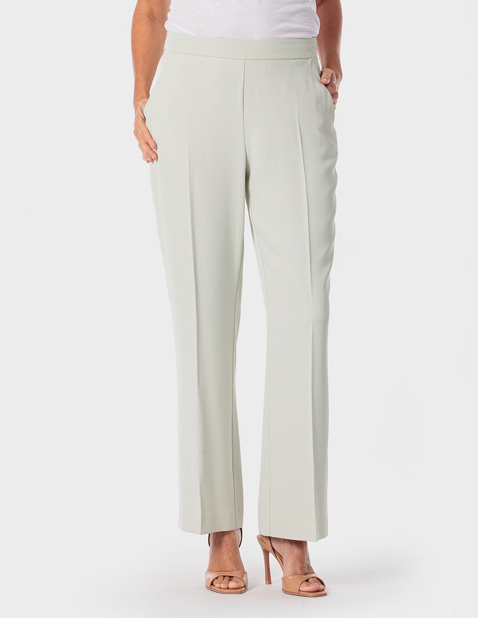 Pantalón de vestir straight para mujer