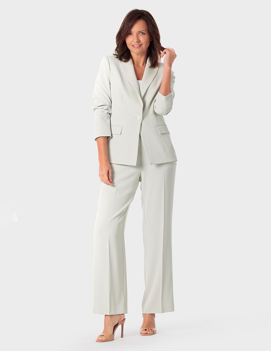 Pantalón de vestir straight para mujer 7