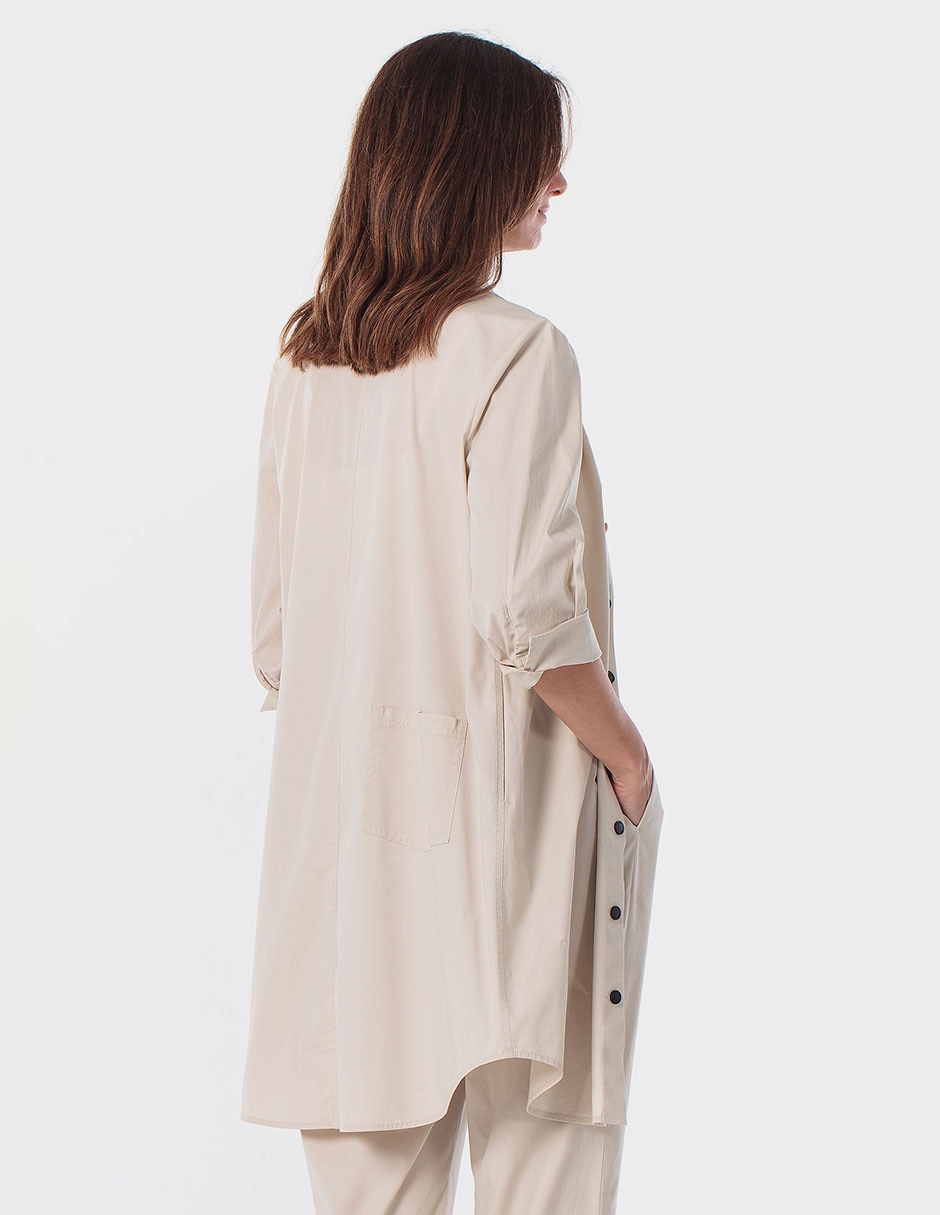 Blusa camisera manga 3/4 para mujer 2