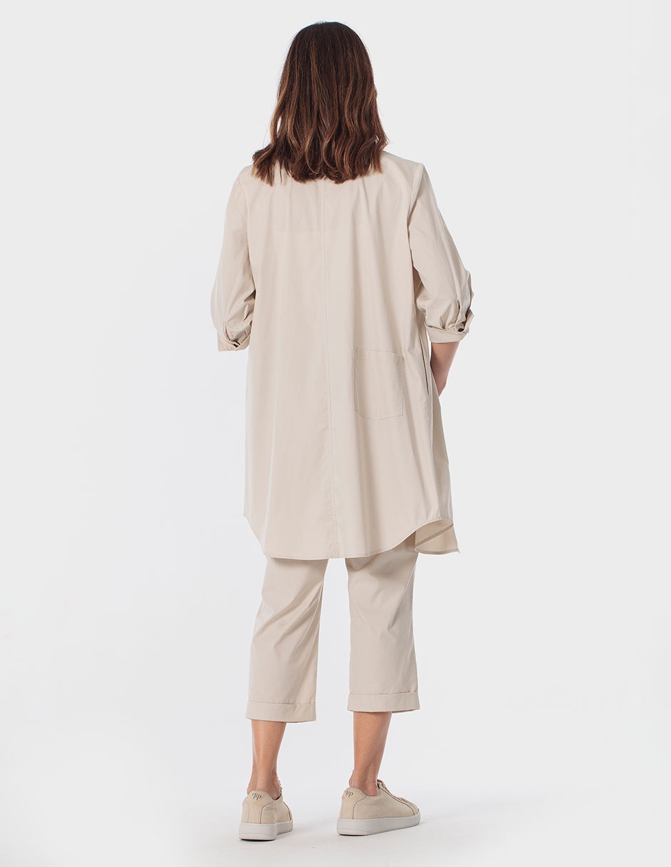 Blusa camisera manga 3/4 para mujer 4