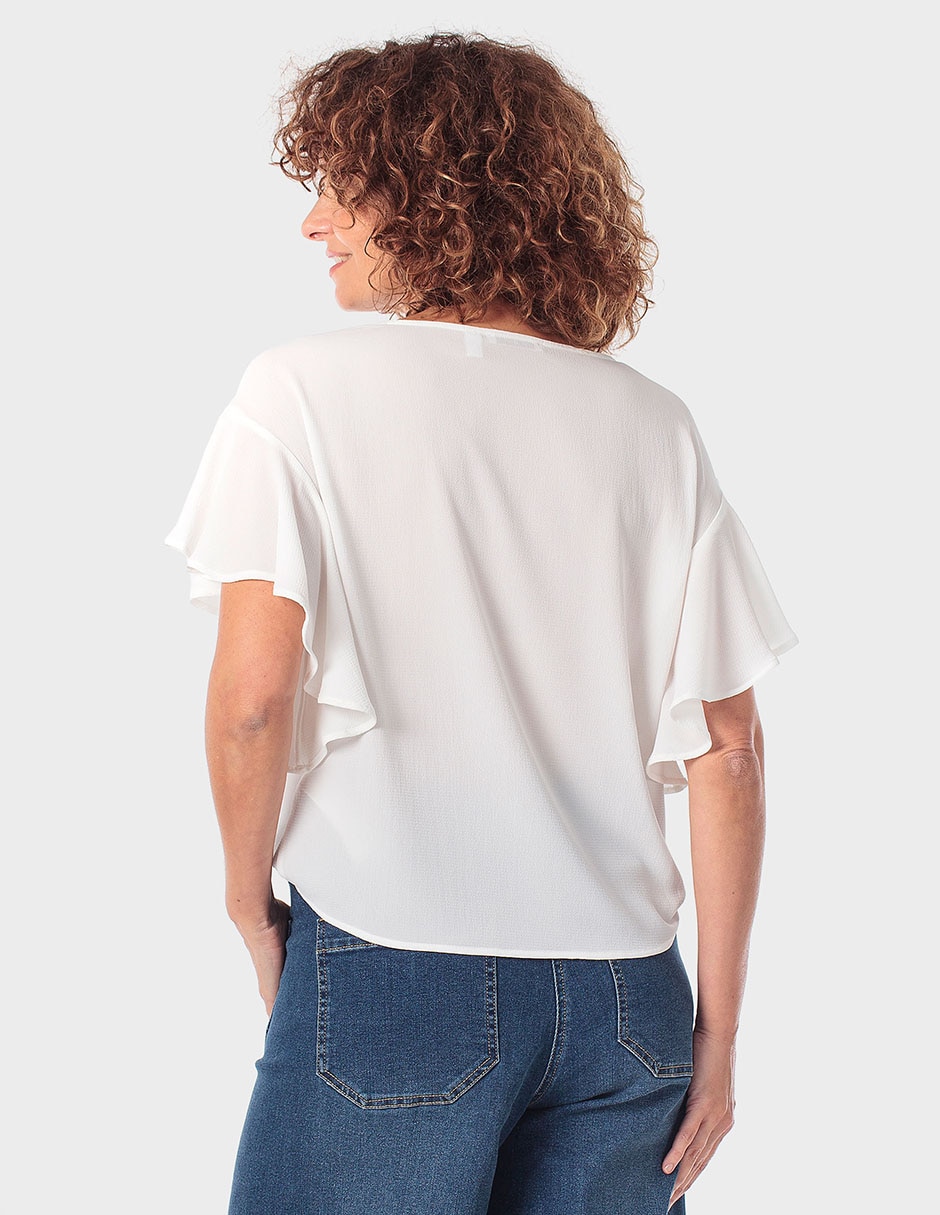 Blusa manga corta para mujer 2