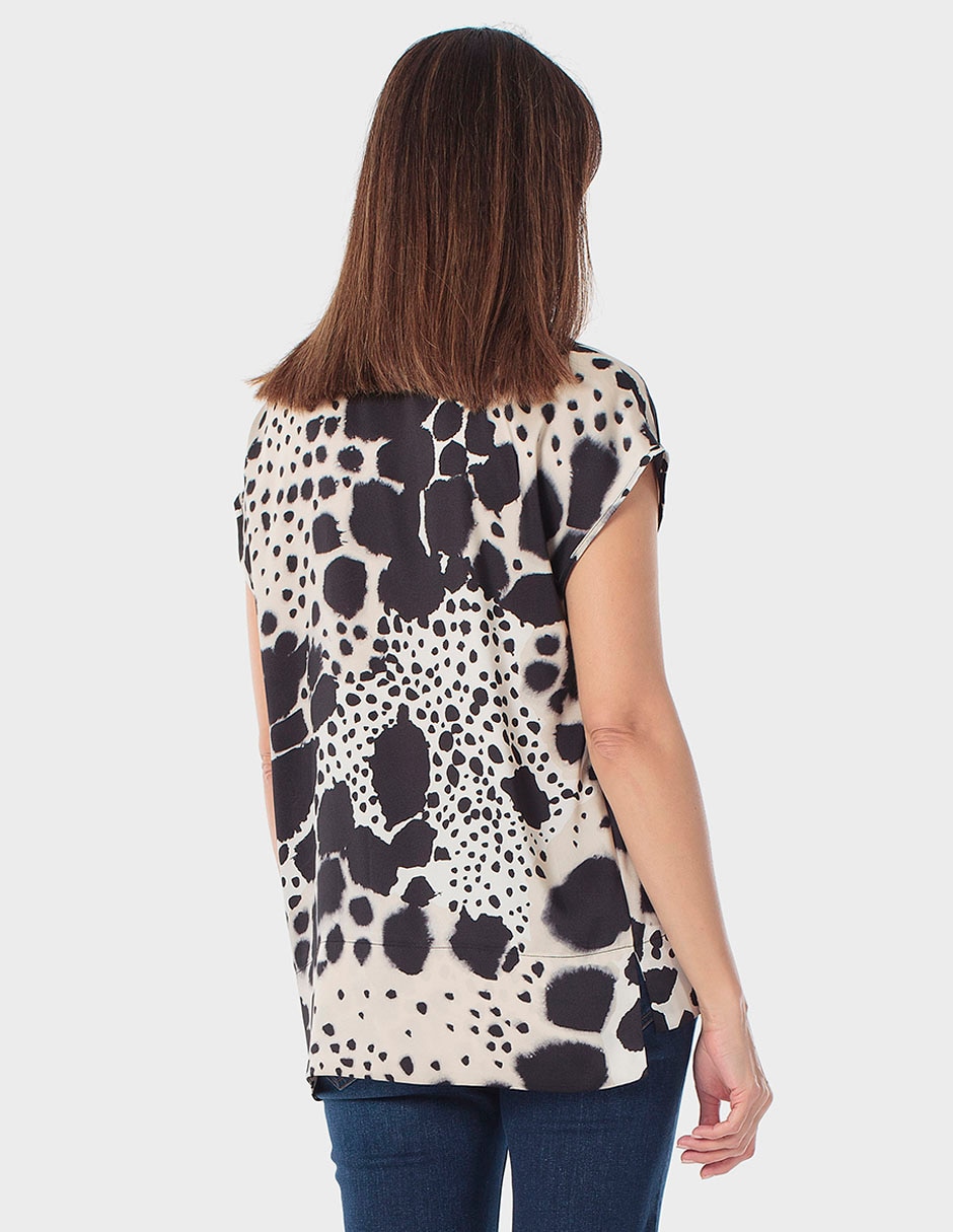 Blusa manga corta para mujer 2