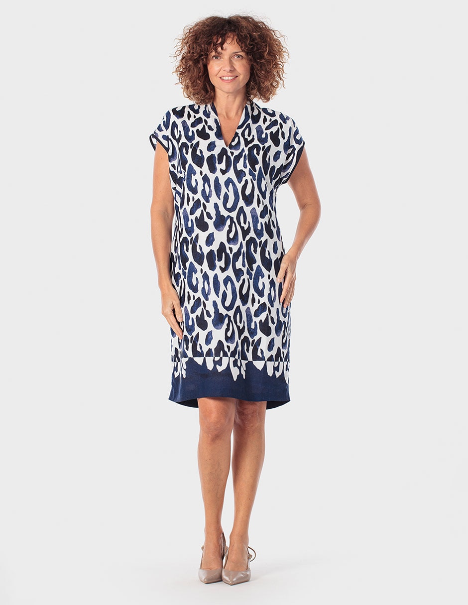 Vestido a la rodilla casual para mujer