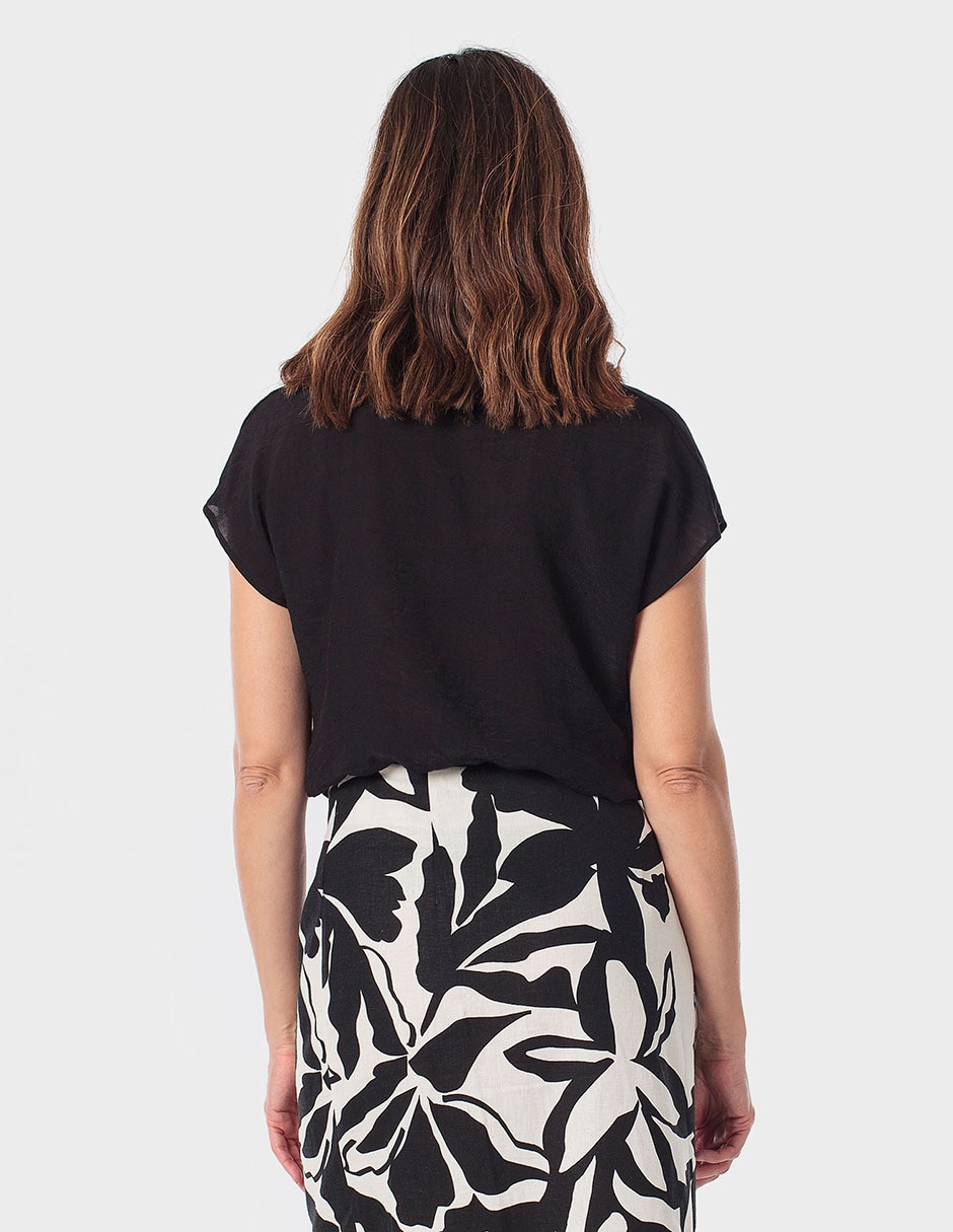 Blusa manga corta para mujer 2