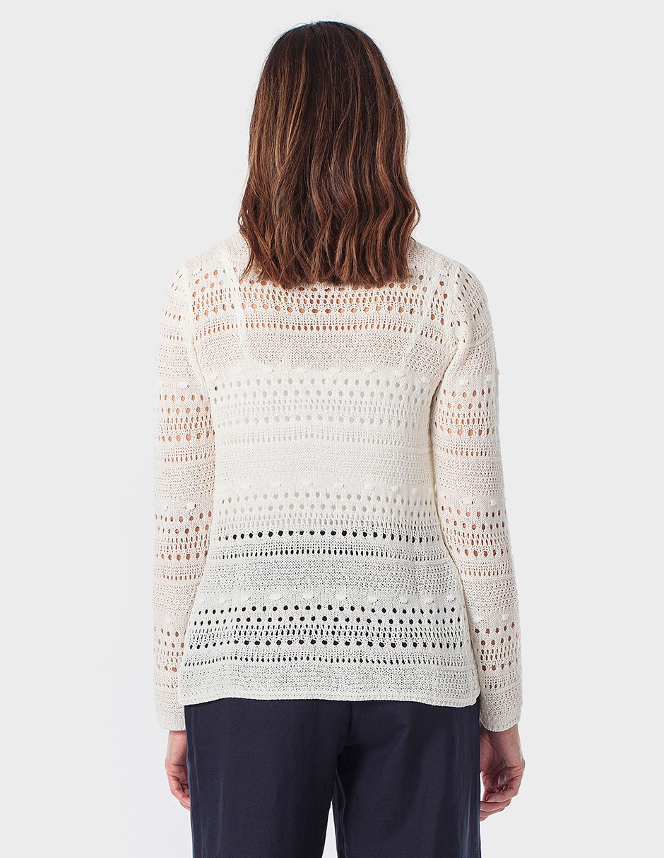 Suéter cuello redondo para mujer 2