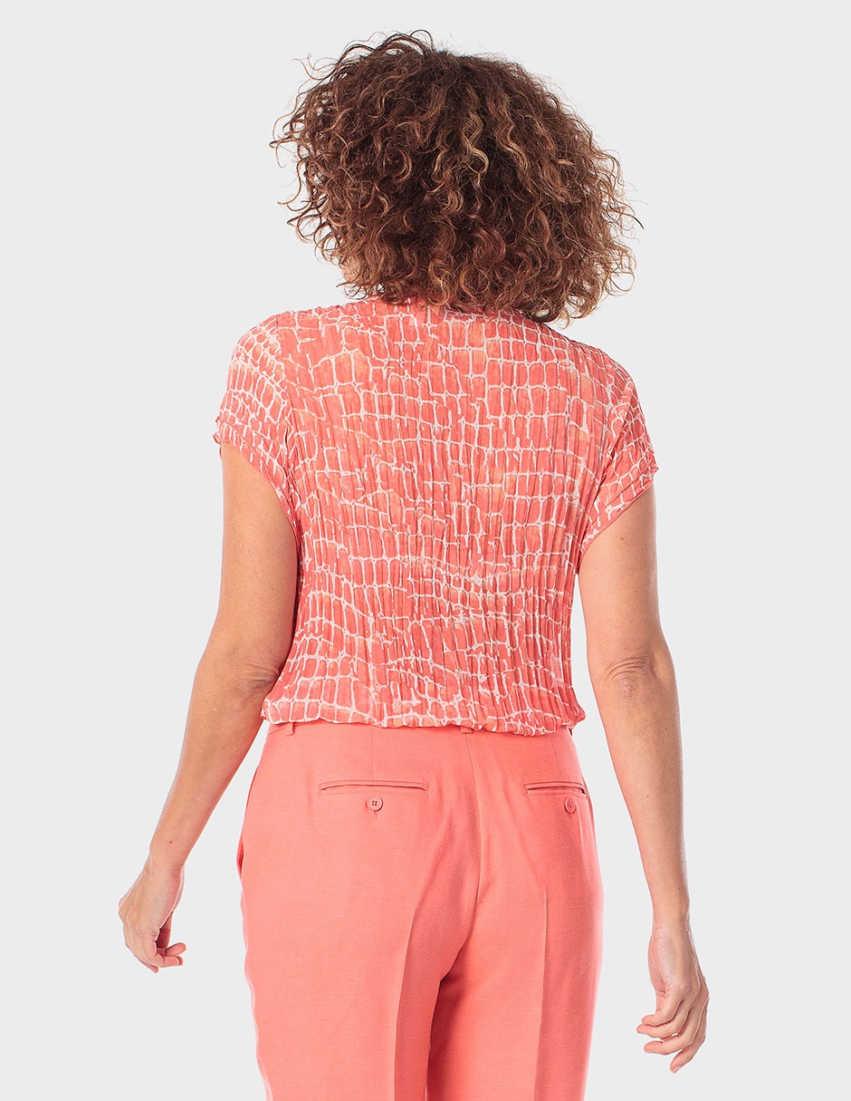 Blusa manga corta para mujer 2