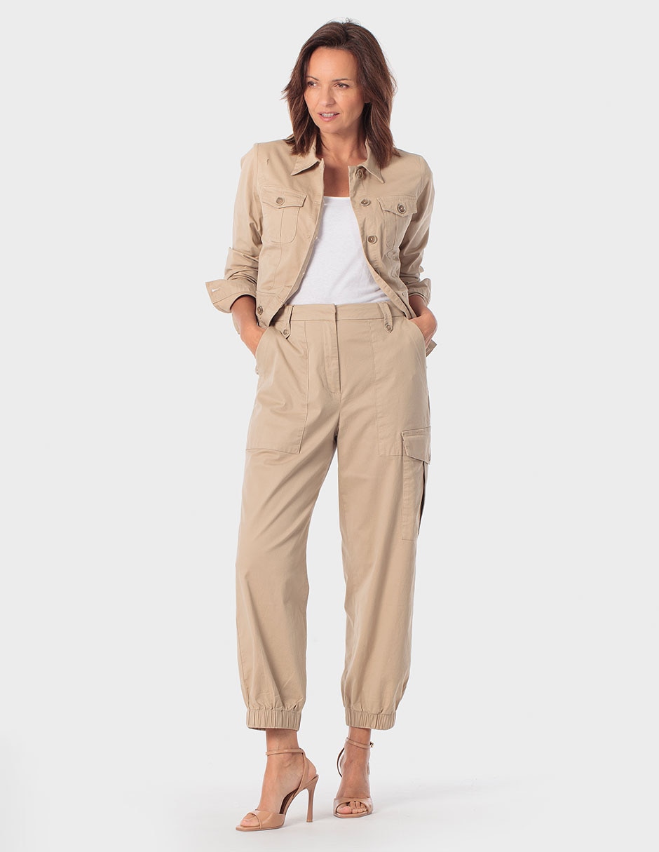 Pantalón cargo straight para mujer 3