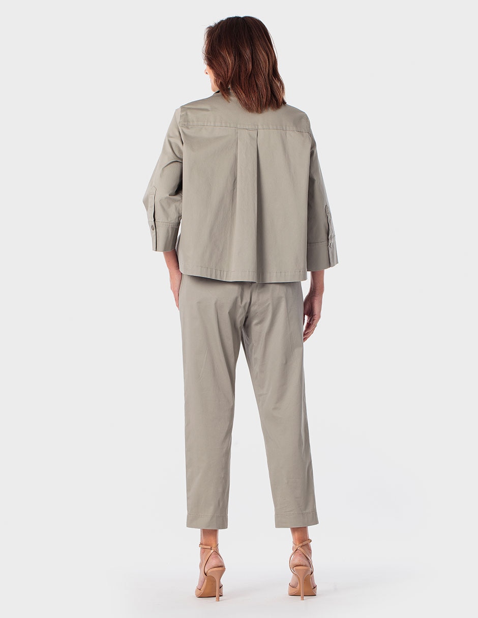 Pantalón capri relajado para mujer 2