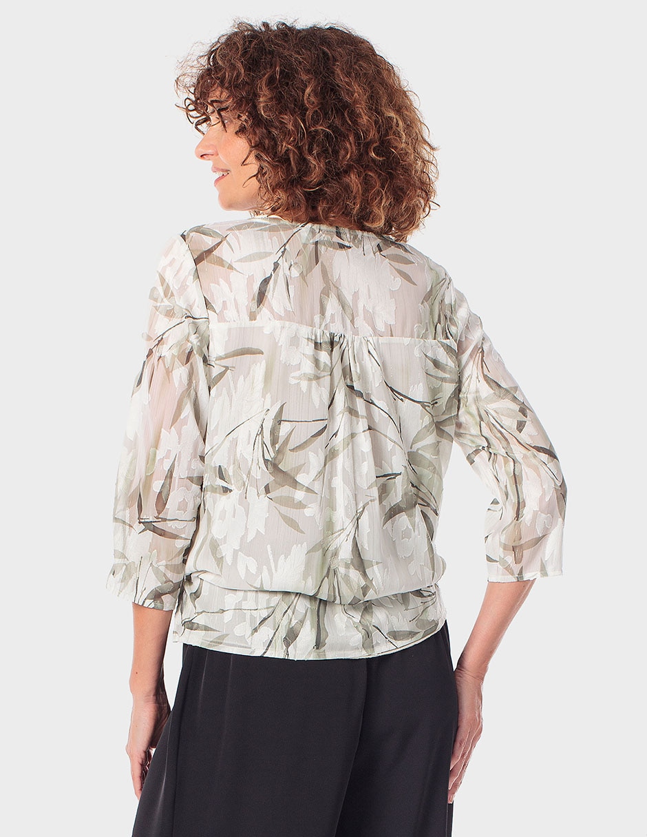 Blusa manga 3/4 para mujer 2