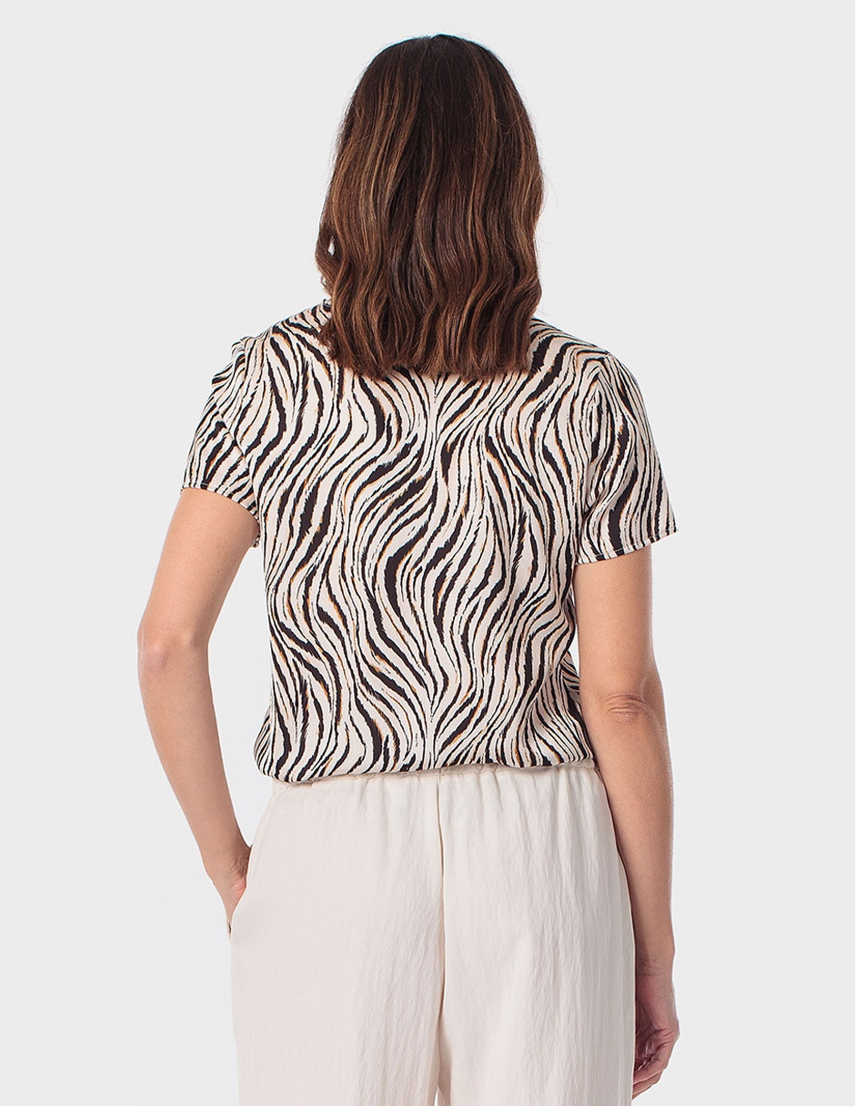 Blusa manga corta para mujer 2