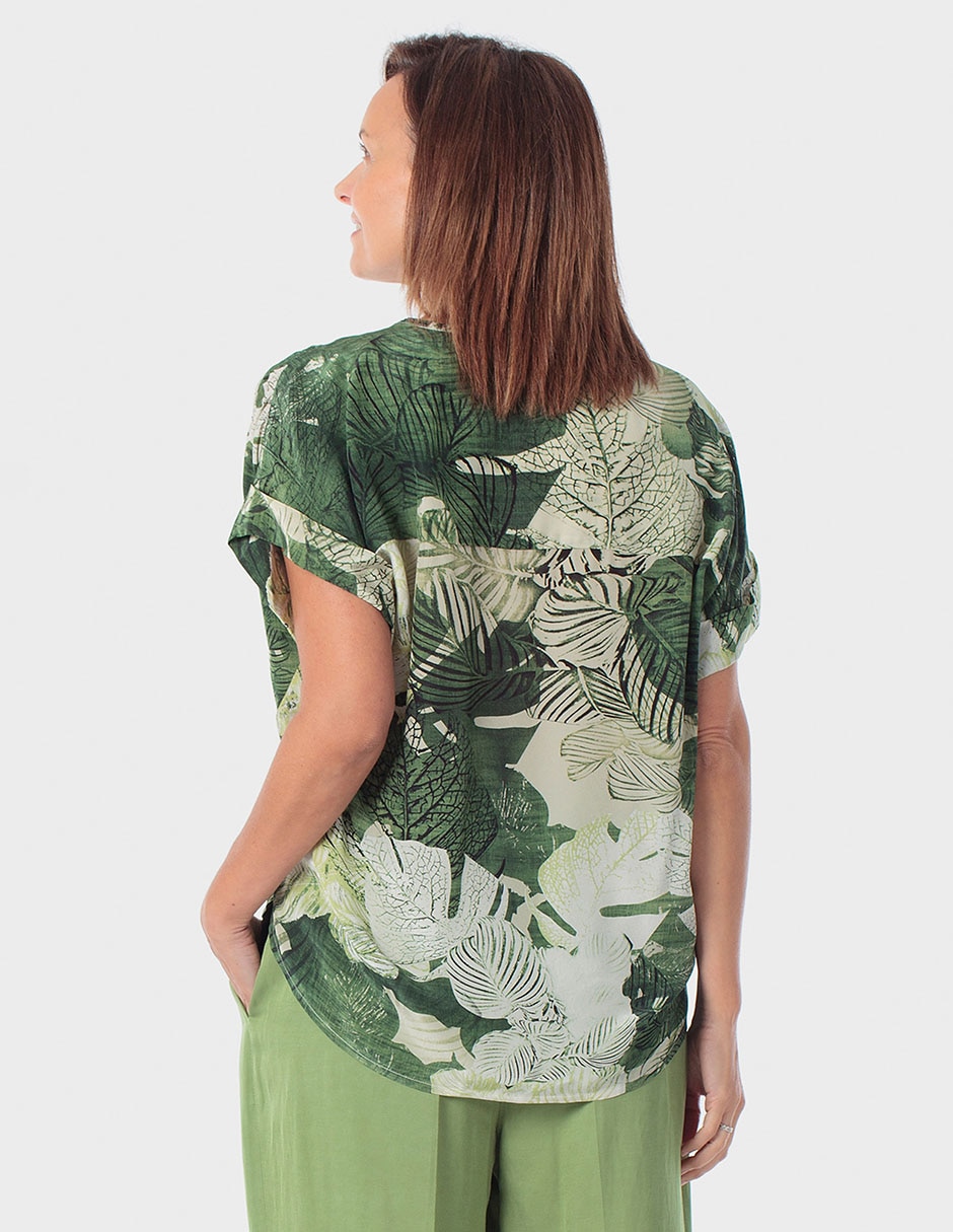 Blusa manga corta para mujer 2