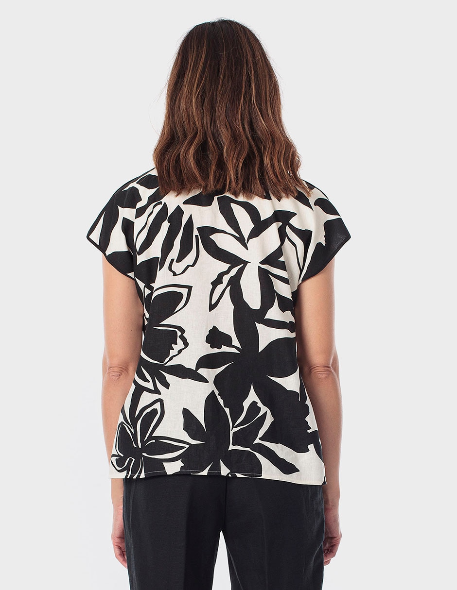 Blusa manga corta para mujer 2