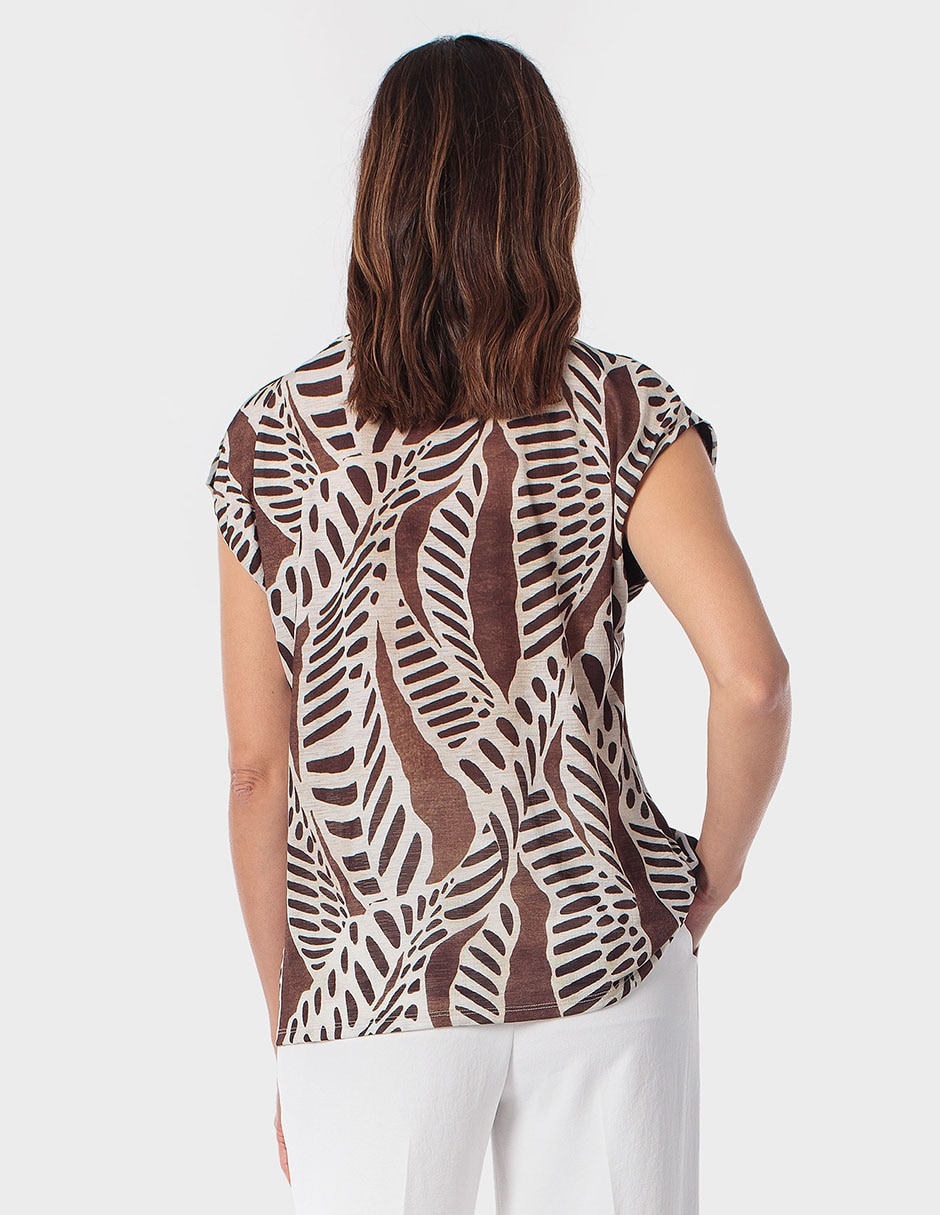Blusa manga corta para mujer 2