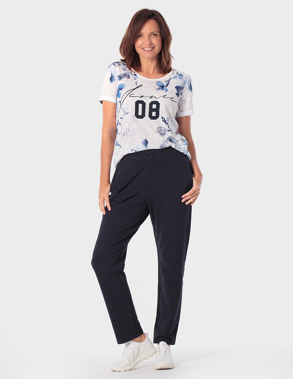 Playera manga corta cuello redondo para mujer 3