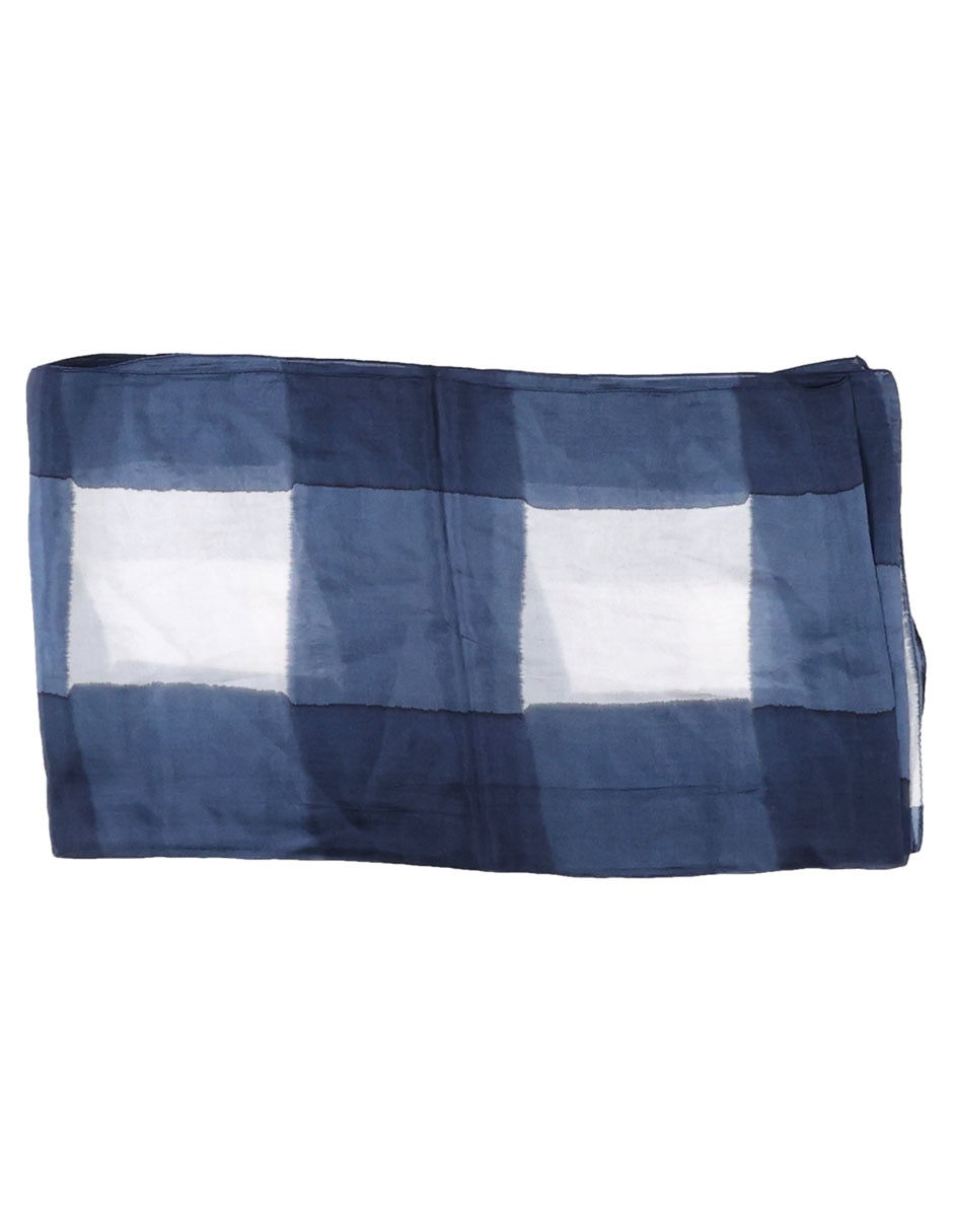 Pashmina con estampado a cuadros para mujer 3
