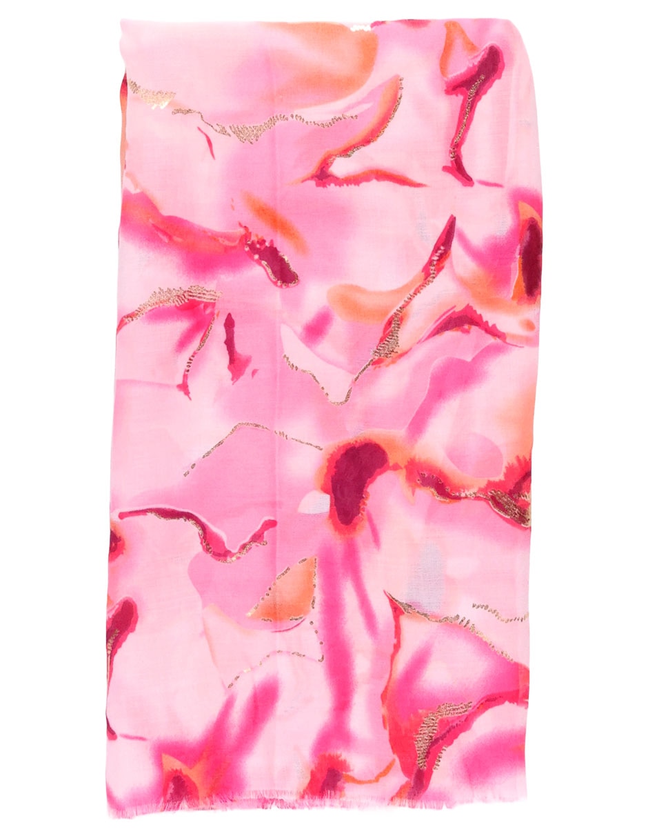 Pashmina con estampado abstracto para mujer 2