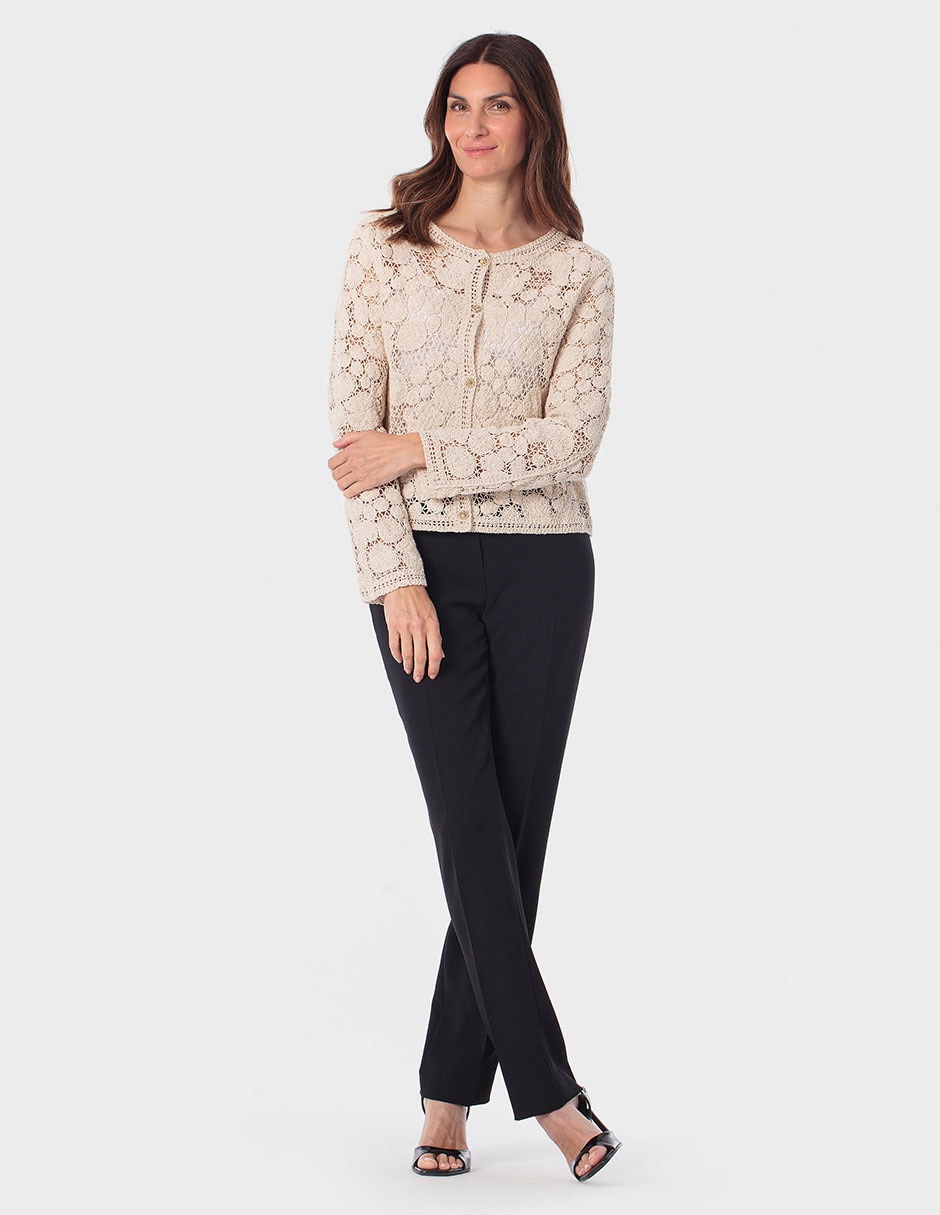 Suéter cuello redondo para mujer 3