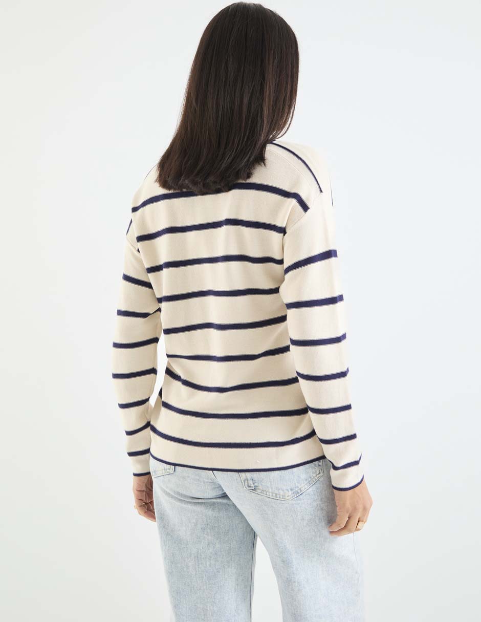 Suéter cuello redondo para mujer 6