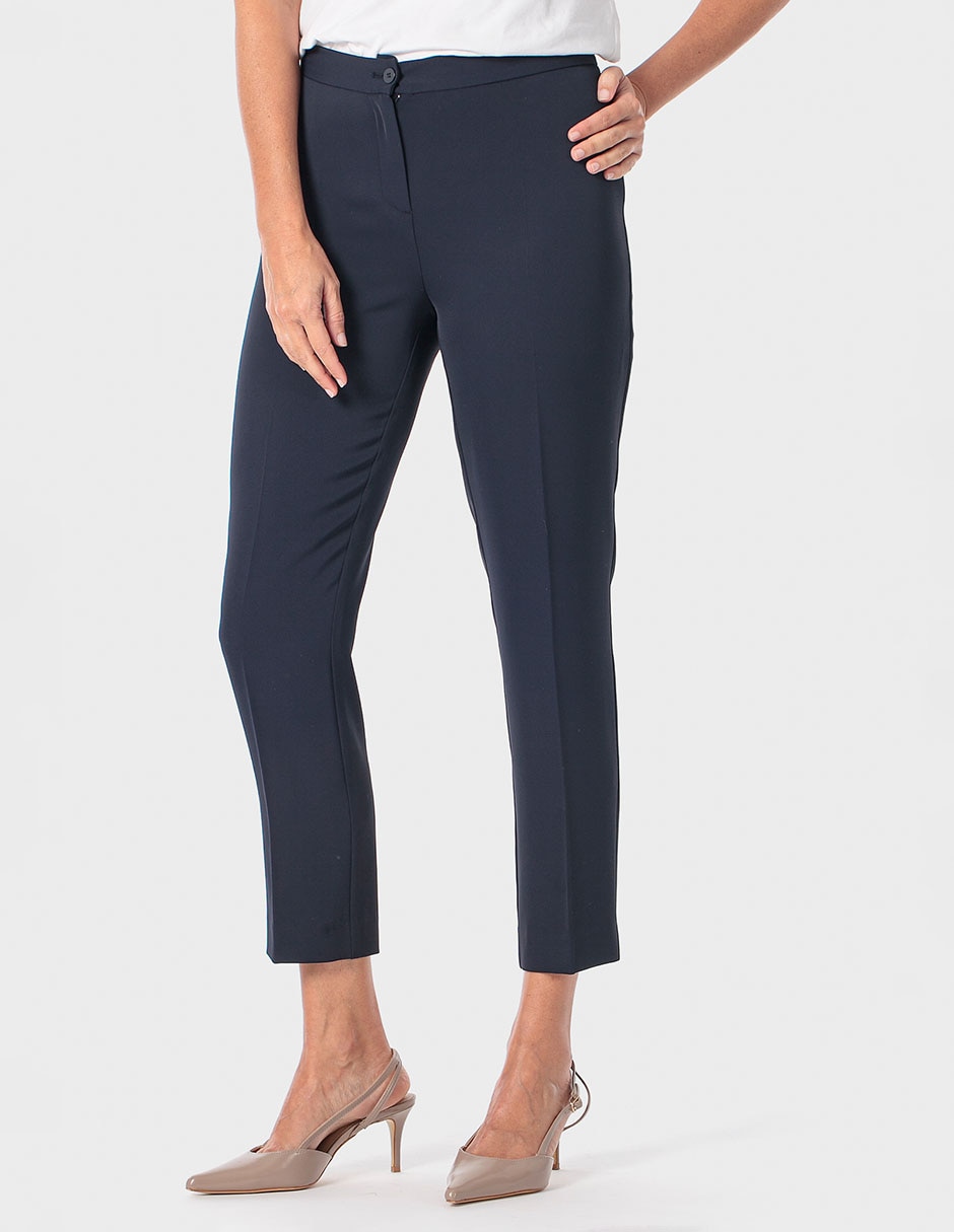 Pantalón capri slim para mujer